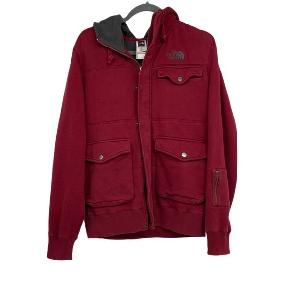 The North Face Other - The North Face men’s dark red fleece lined hoodie